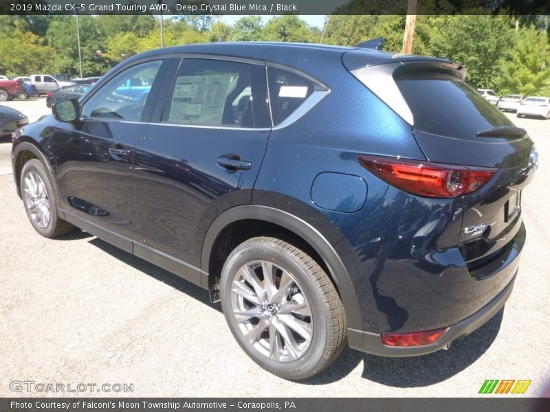 Deep Crystal Blue Mica / Black 2019 Mazda CX-5 Grand Touring AWD