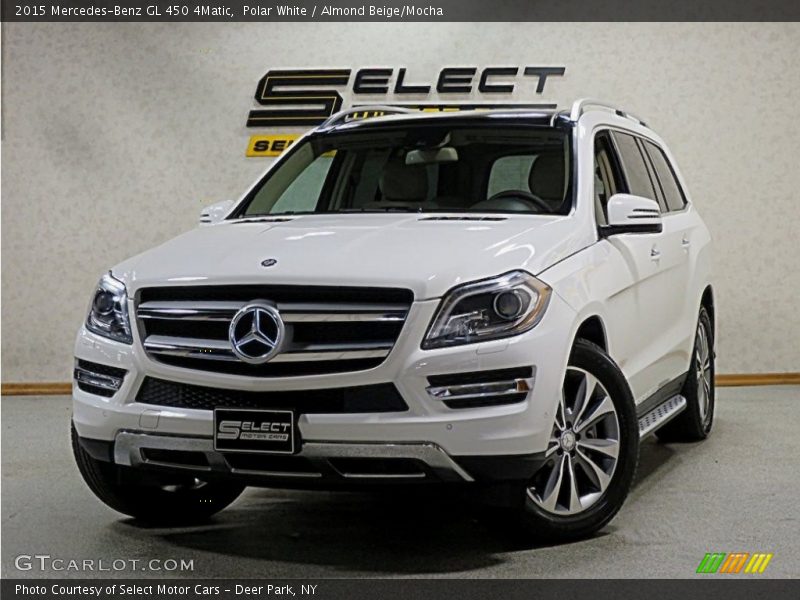 Polar White / Almond Beige/Mocha 2015 Mercedes-Benz GL 450 4Matic