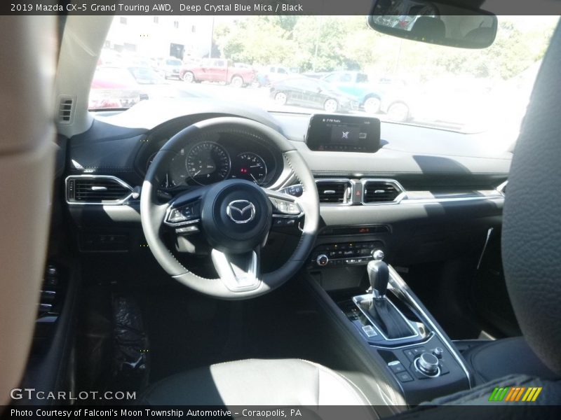 Deep Crystal Blue Mica / Black 2019 Mazda CX-5 Grand Touring AWD