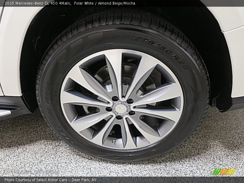 Polar White / Almond Beige/Mocha 2015 Mercedes-Benz GL 450 4Matic