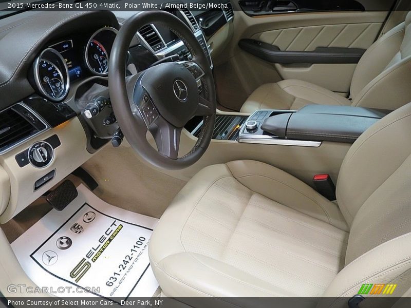 Polar White / Almond Beige/Mocha 2015 Mercedes-Benz GL 450 4Matic