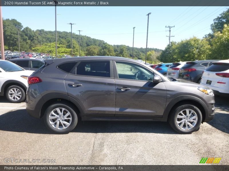 Magnetic Force Metallic / Black 2020 Hyundai Tucson SE AWD
