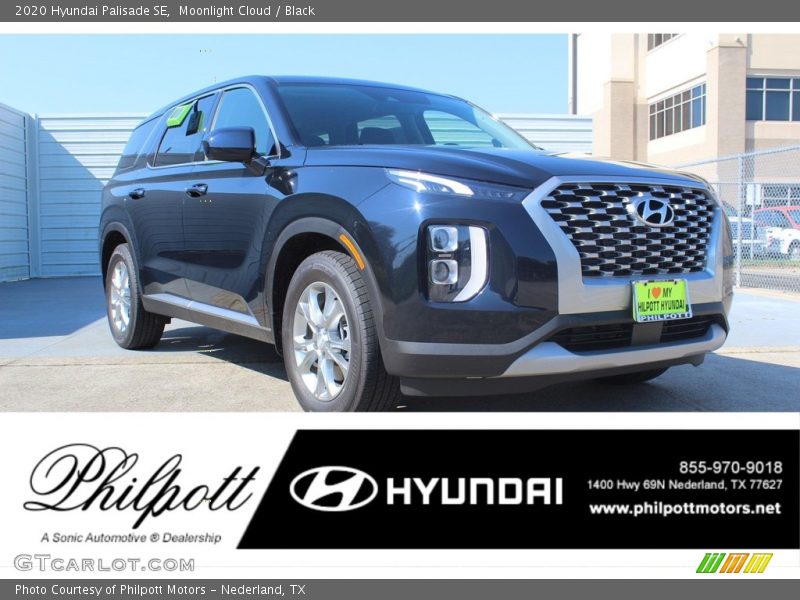 Moonlight Cloud / Black 2020 Hyundai Palisade SE