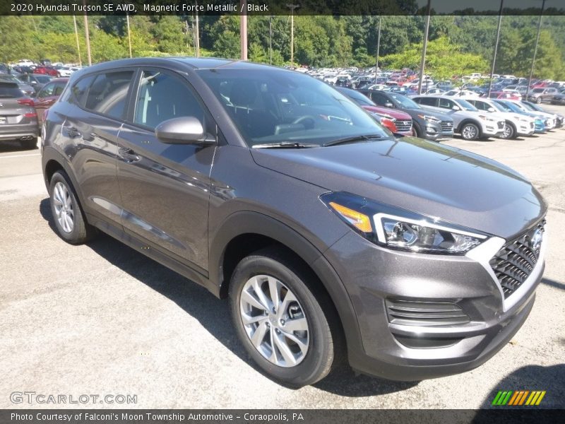 Magnetic Force Metallic / Black 2020 Hyundai Tucson SE AWD
