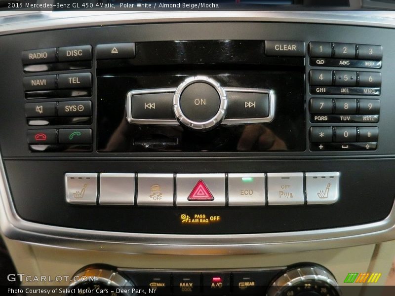 Polar White / Almond Beige/Mocha 2015 Mercedes-Benz GL 450 4Matic
