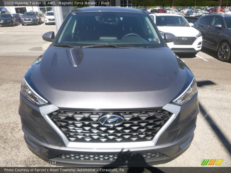 Magnetic Force Metallic / Black 2020 Hyundai Tucson SE AWD