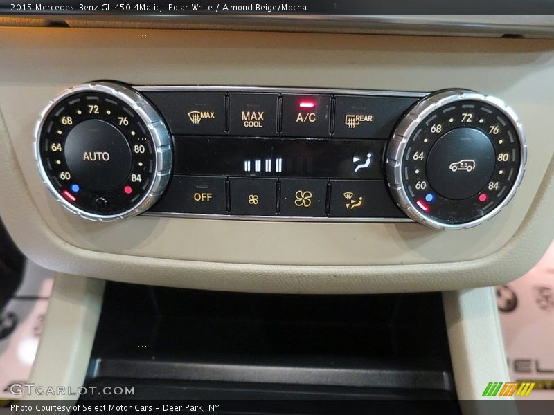 Polar White / Almond Beige/Mocha 2015 Mercedes-Benz GL 450 4Matic