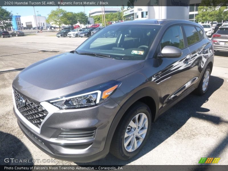 Magnetic Force Metallic / Black 2020 Hyundai Tucson SE AWD