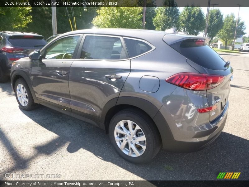 Magnetic Force Metallic / Black 2020 Hyundai Tucson SE AWD