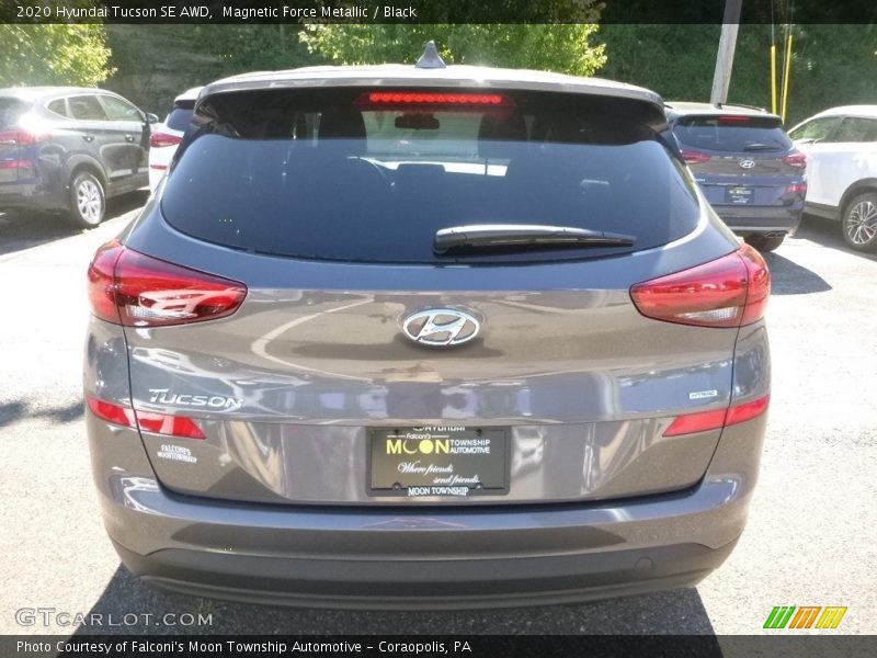Magnetic Force Metallic / Black 2020 Hyundai Tucson SE AWD