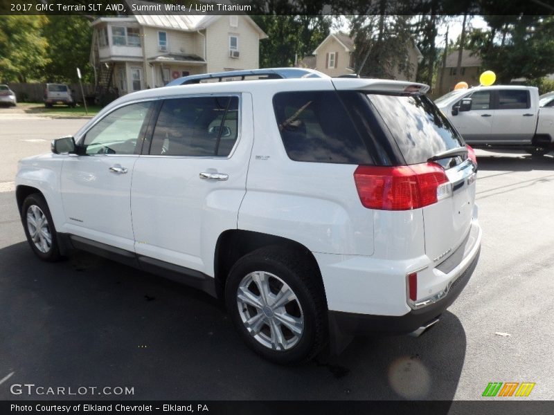 Summit White / Light Titanium 2017 GMC Terrain SLT AWD