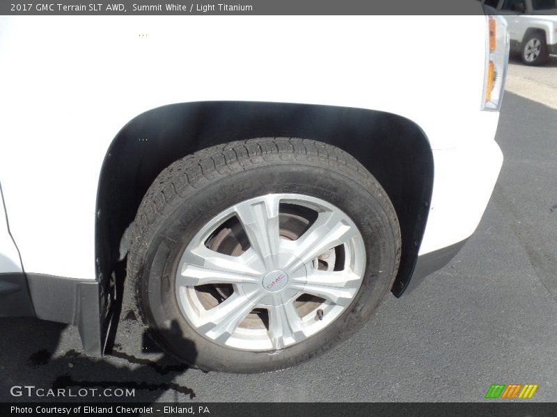 Summit White / Light Titanium 2017 GMC Terrain SLT AWD