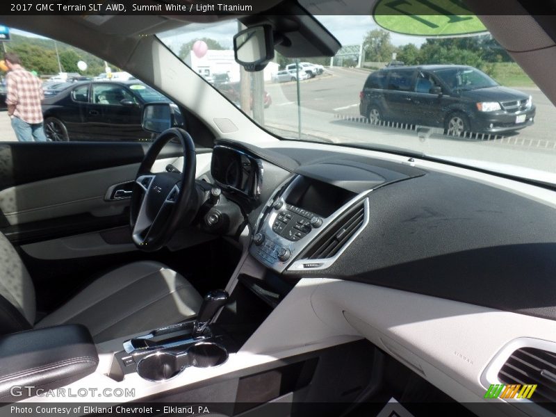 Summit White / Light Titanium 2017 GMC Terrain SLT AWD