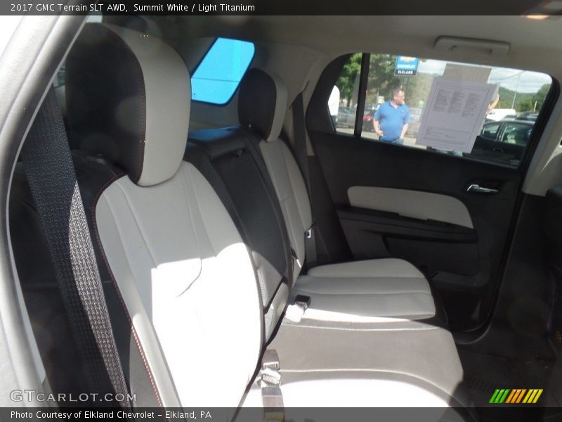 Summit White / Light Titanium 2017 GMC Terrain SLT AWD