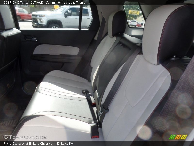 Summit White / Light Titanium 2017 GMC Terrain SLT AWD