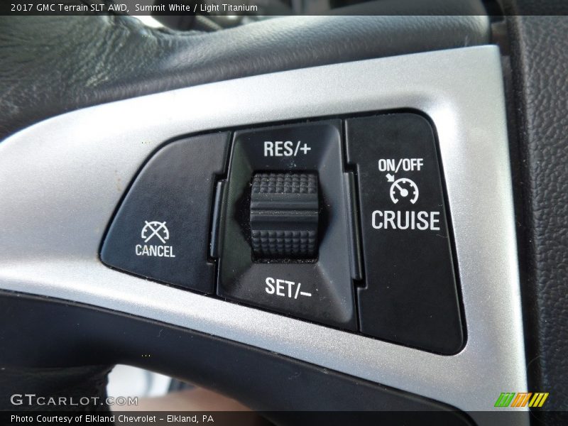 Summit White / Light Titanium 2017 GMC Terrain SLT AWD