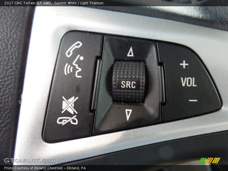 Summit White / Light Titanium 2017 GMC Terrain SLT AWD