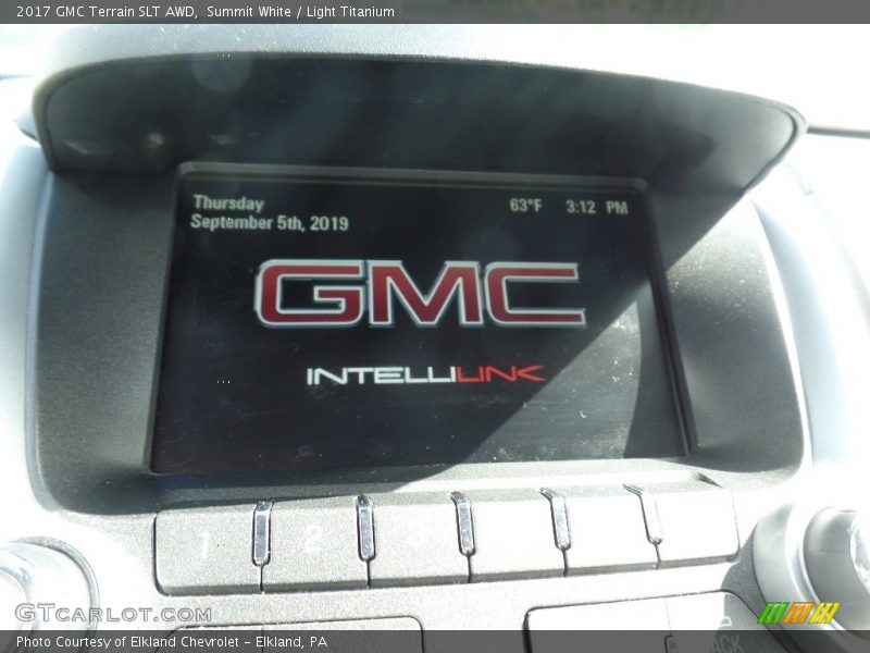 Summit White / Light Titanium 2017 GMC Terrain SLT AWD