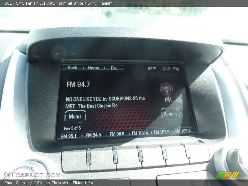 Summit White / Light Titanium 2017 GMC Terrain SLT AWD