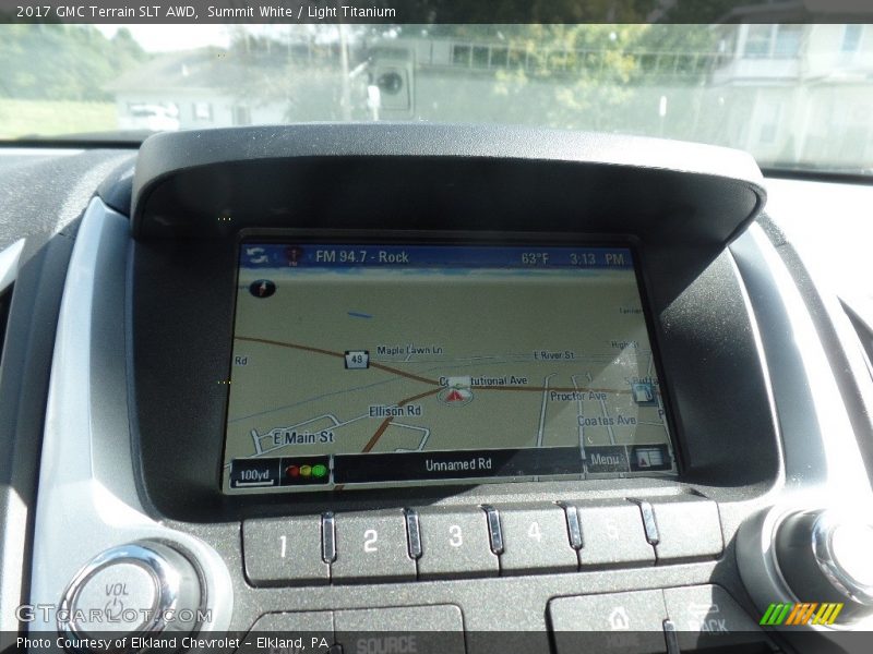 Summit White / Light Titanium 2017 GMC Terrain SLT AWD