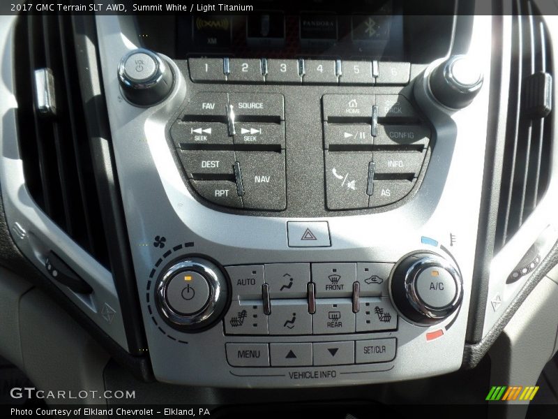Summit White / Light Titanium 2017 GMC Terrain SLT AWD