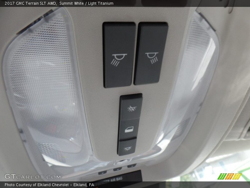 Summit White / Light Titanium 2017 GMC Terrain SLT AWD