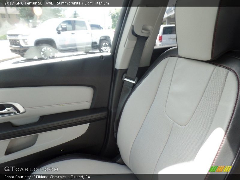 Summit White / Light Titanium 2017 GMC Terrain SLT AWD