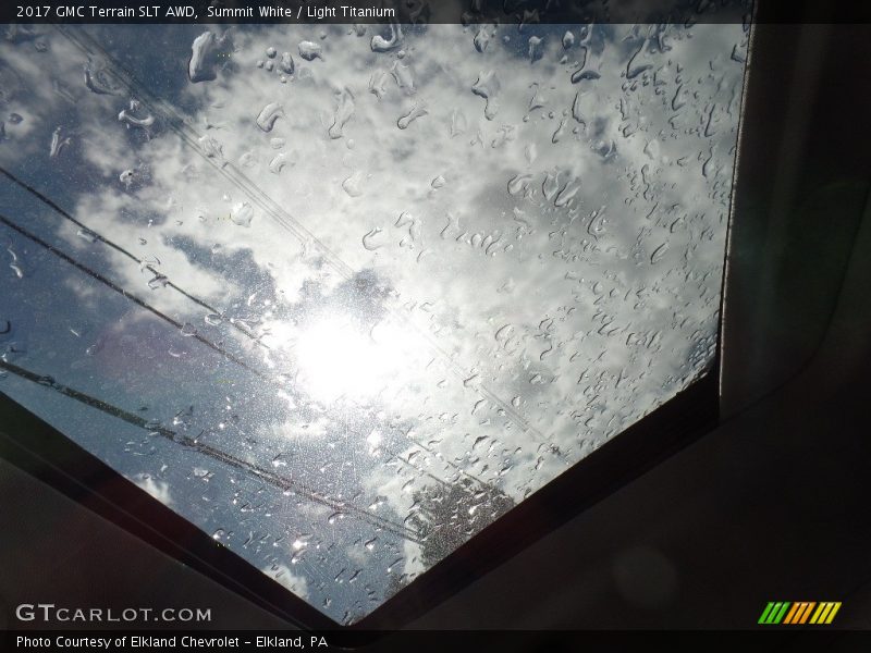 Summit White / Light Titanium 2017 GMC Terrain SLT AWD