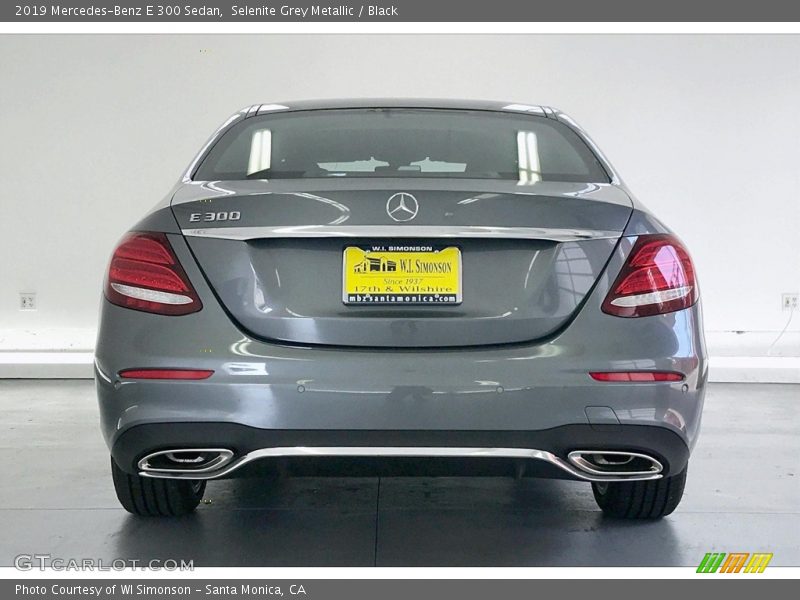 Selenite Grey Metallic / Black 2019 Mercedes-Benz E 300 Sedan