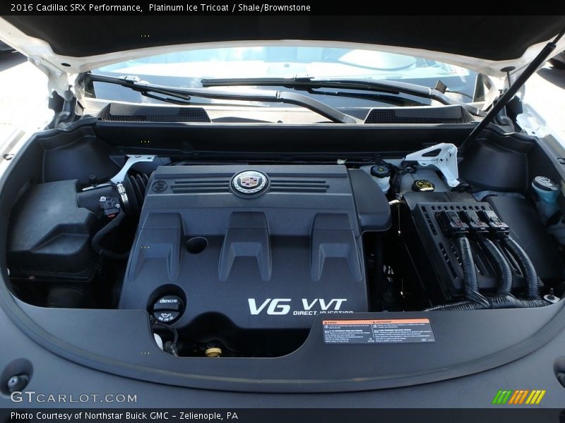 Platinum Ice Tricoat / Shale/Brownstone 2016 Cadillac SRX Performance