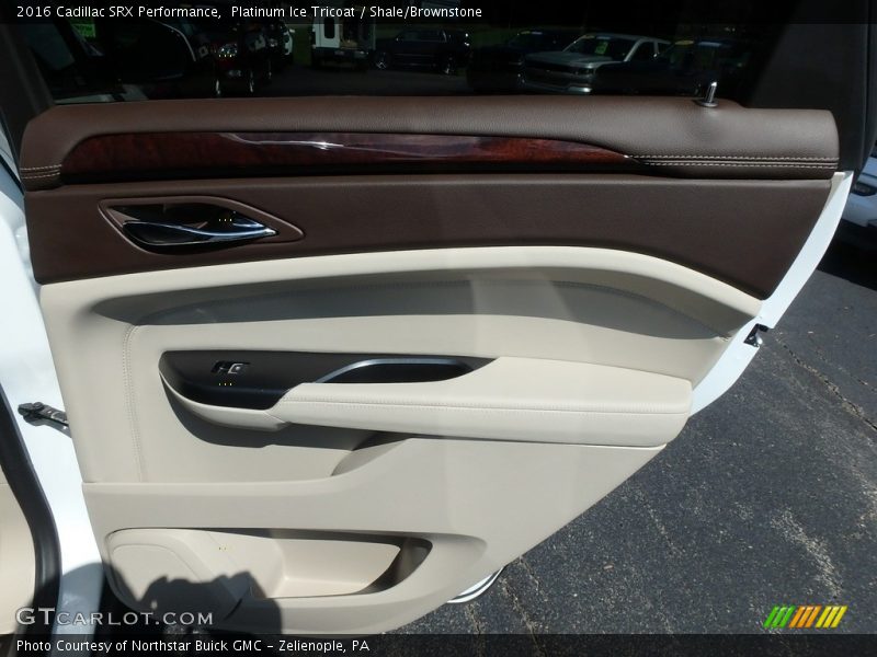 Platinum Ice Tricoat / Shale/Brownstone 2016 Cadillac SRX Performance
