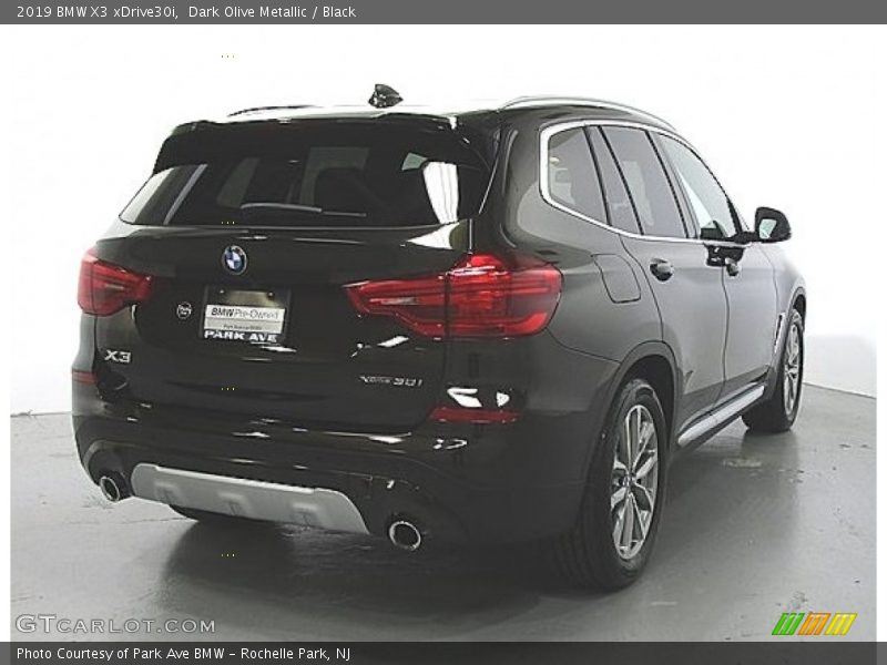 Dark Olive Metallic / Black 2019 BMW X3 xDrive30i