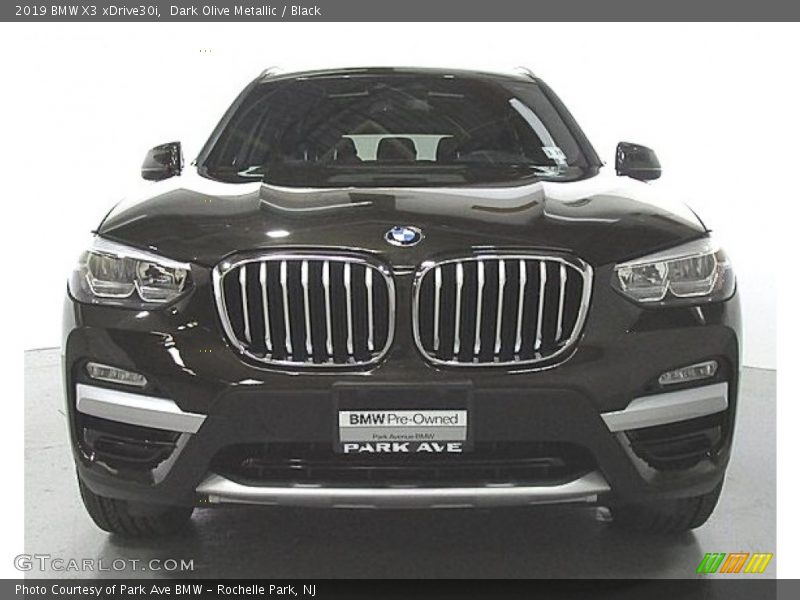 Dark Olive Metallic / Black 2019 BMW X3 xDrive30i