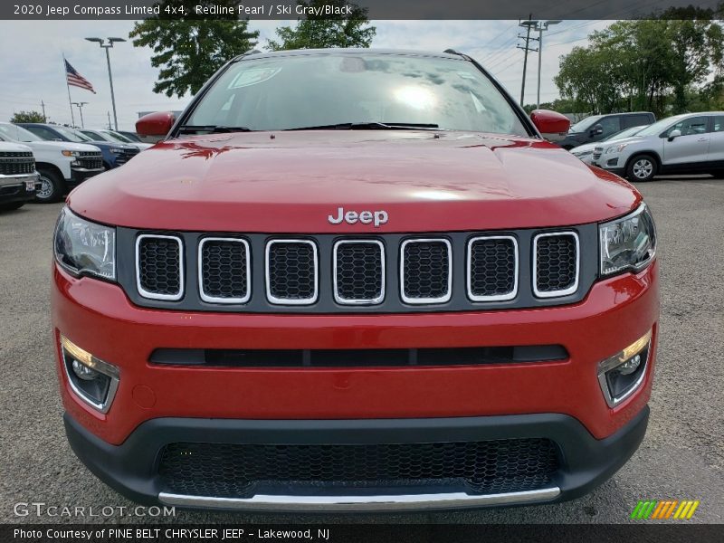 Redline Pearl / Ski Gray/Black 2020 Jeep Compass Limted 4x4