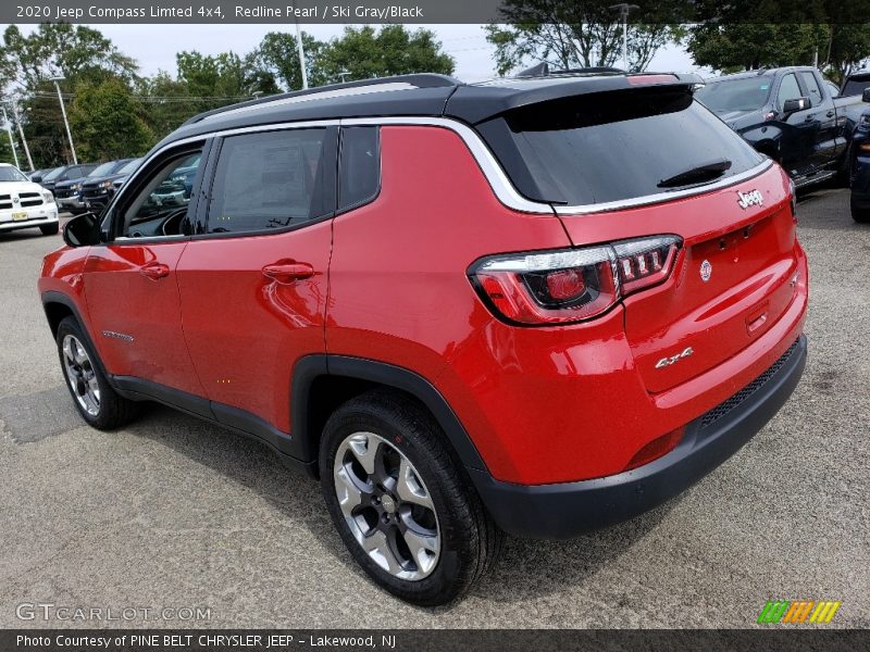 Redline Pearl / Ski Gray/Black 2020 Jeep Compass Limted 4x4