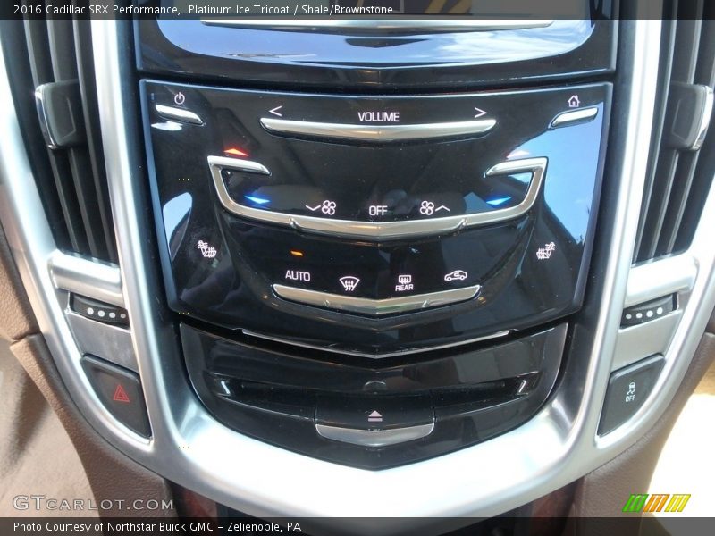 Platinum Ice Tricoat / Shale/Brownstone 2016 Cadillac SRX Performance