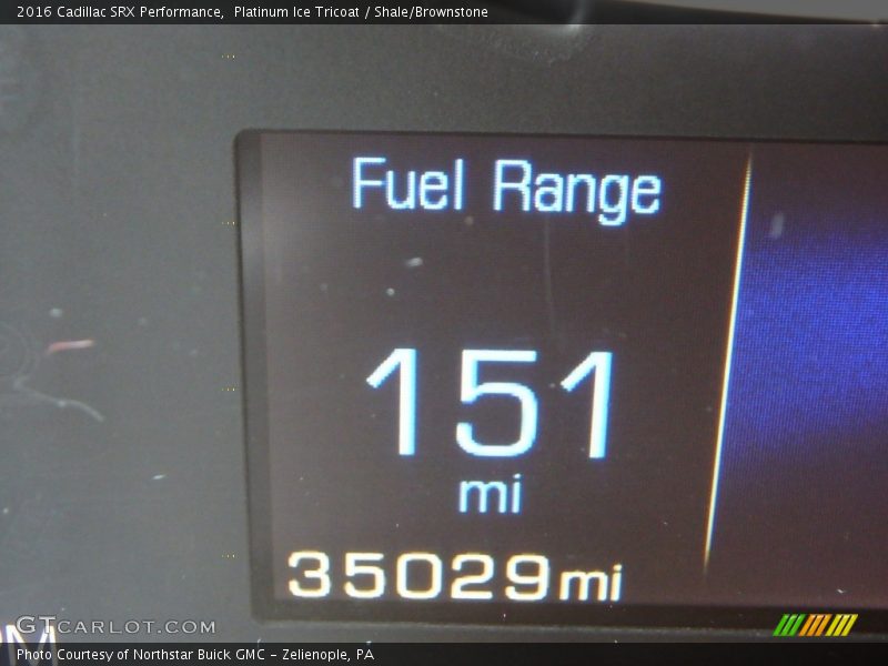 Platinum Ice Tricoat / Shale/Brownstone 2016 Cadillac SRX Performance