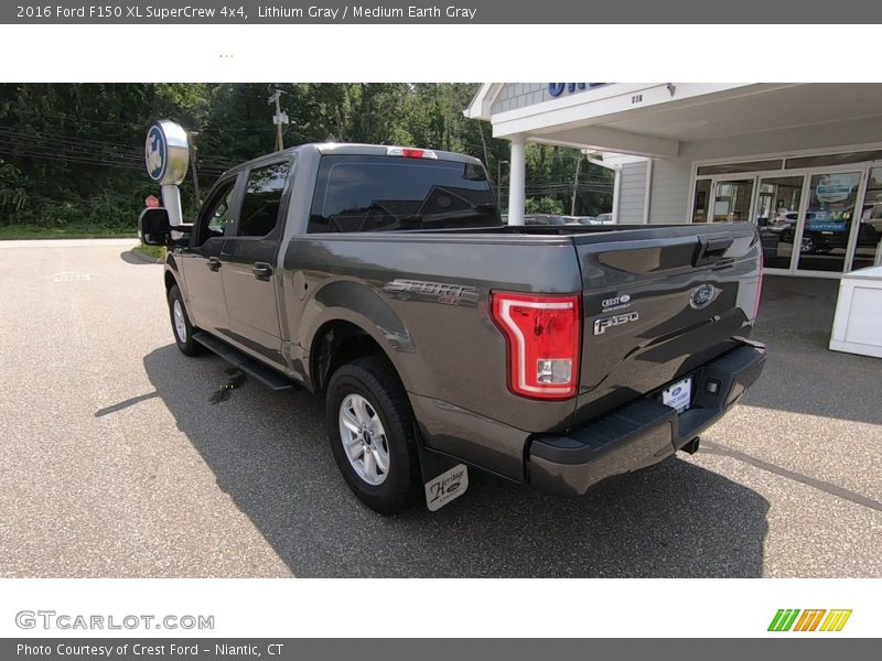 Lithium Gray / Medium Earth Gray 2016 Ford F150 XL SuperCrew 4x4