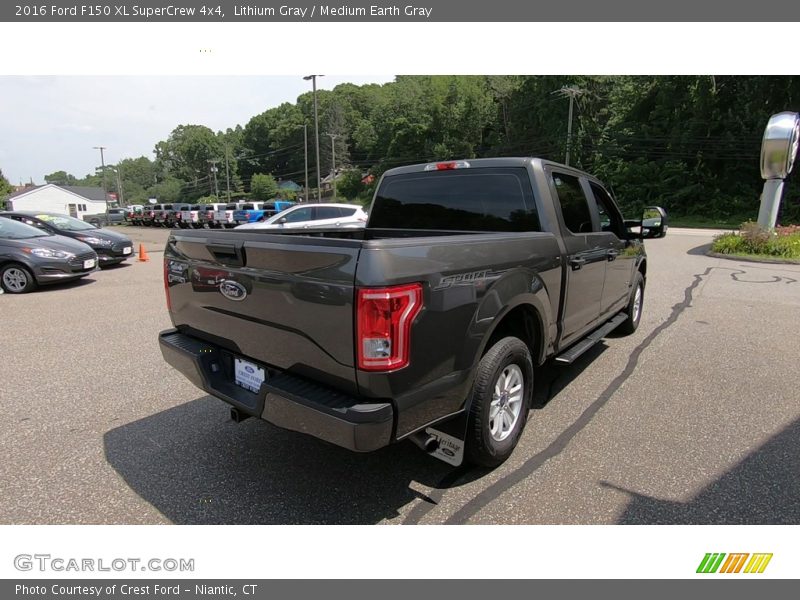 Lithium Gray / Medium Earth Gray 2016 Ford F150 XL SuperCrew 4x4