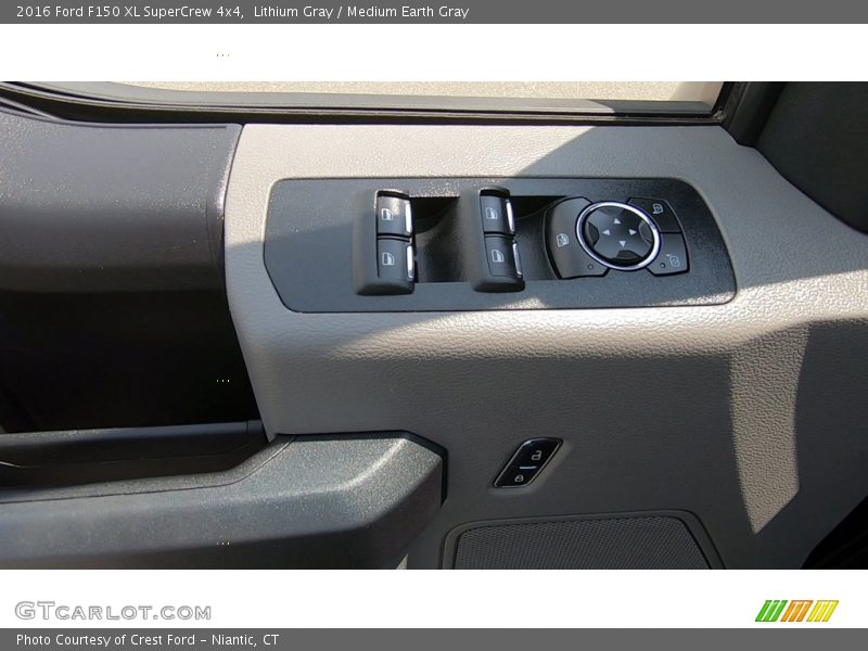 Lithium Gray / Medium Earth Gray 2016 Ford F150 XL SuperCrew 4x4