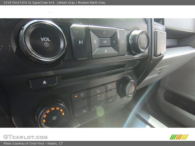 Lithium Gray / Medium Earth Gray 2016 Ford F150 XL SuperCrew 4x4