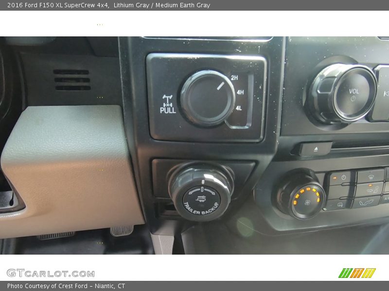 Lithium Gray / Medium Earth Gray 2016 Ford F150 XL SuperCrew 4x4