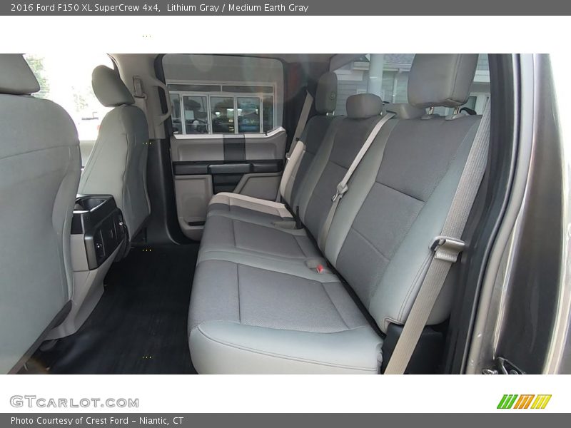 Lithium Gray / Medium Earth Gray 2016 Ford F150 XL SuperCrew 4x4