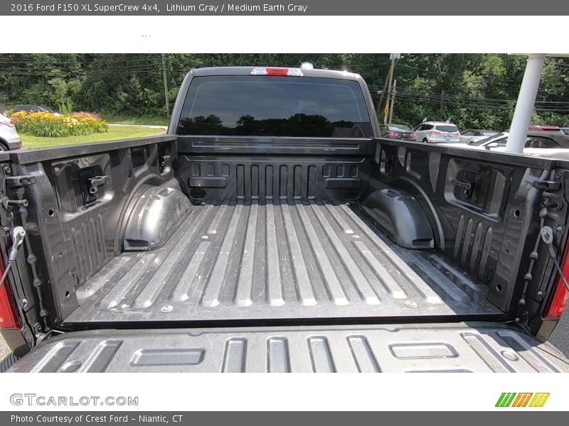 Lithium Gray / Medium Earth Gray 2016 Ford F150 XL SuperCrew 4x4