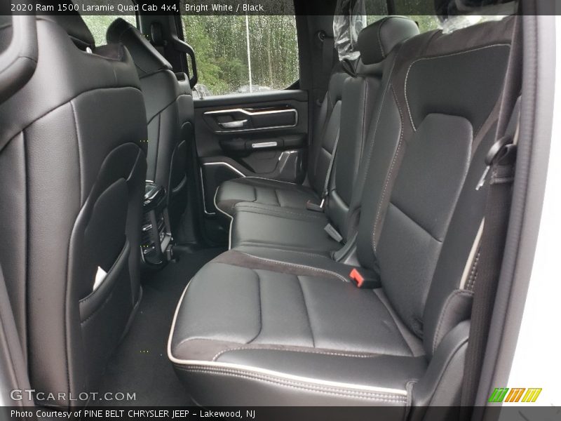 Bright White / Black 2020 Ram 1500 Laramie Quad Cab 4x4