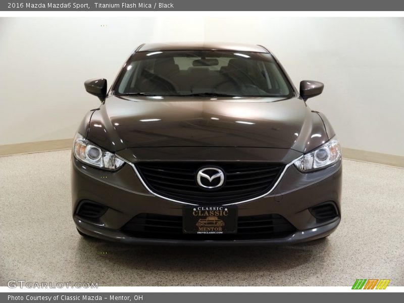 Titanium Flash Mica / Black 2016 Mazda Mazda6 Sport