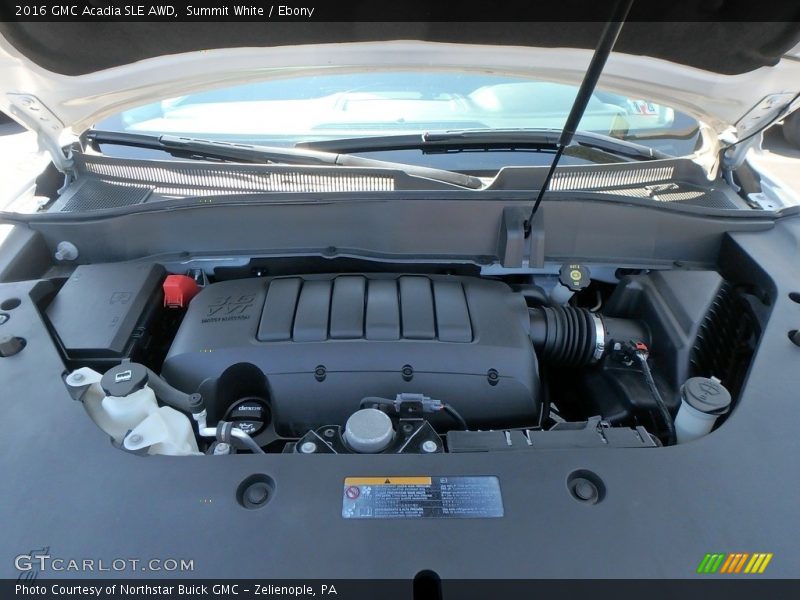 Summit White / Ebony 2016 GMC Acadia SLE AWD