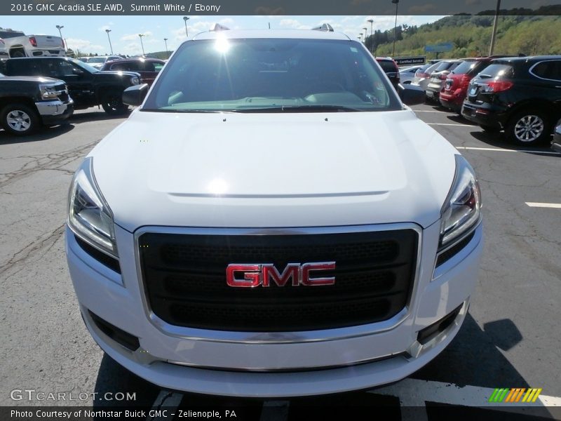 Summit White / Ebony 2016 GMC Acadia SLE AWD