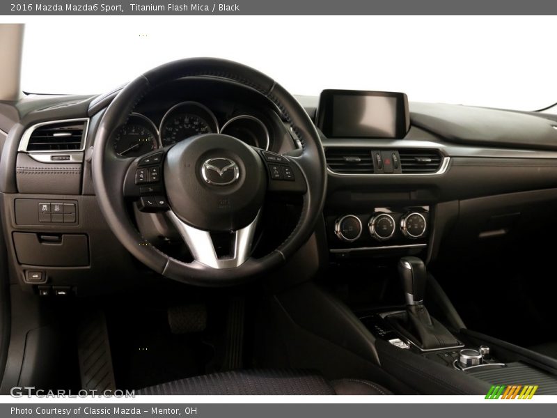 Titanium Flash Mica / Black 2016 Mazda Mazda6 Sport