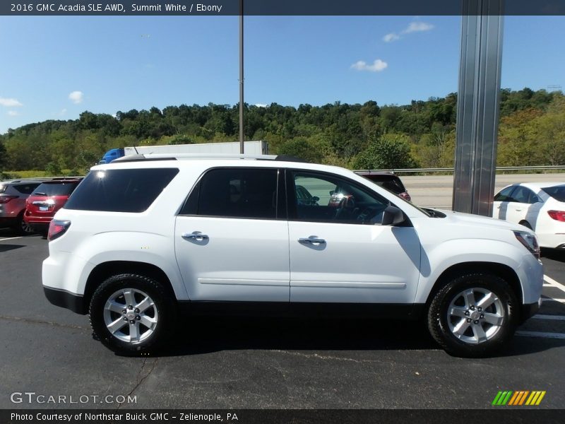 Summit White / Ebony 2016 GMC Acadia SLE AWD